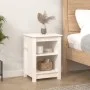 Bedside tables 2 units solid white pine wood 40x35x55 cm by vidaXL, Nightstands - Ref: Foro24-820959, Price: 71,20 €, Discoun...