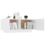 Weißer Nachttisch aus Holzwerkstoff, 100 x 35 x 40 cm von vidaXL, Nachttische - Ref: Foro24-3082765, Preis: 61,47 €, Rabatt: %