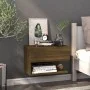 Brown oak wall-mounted bedside table by vidaXL, Nightstands - Ref: Foro24-816950, Price: 30,72 €, Discount: %