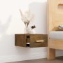 Wand-Nachttisch aus geräucherter Eiche, 35 x 35 x 20 cm von vidaXL, Nachttische - Ref: Foro24-817573, Preis: 27,01 €, Rabatt: %
