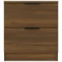 Nachttisch aus braunem Eichensperrholz von vidaXL, Nachttische - Ref: Foro24-817037, Preis: 49,79 €, Rabatt: %