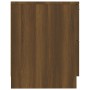 Mesita de noche madera contrachapada color roble marrón de vidaXL, Mesitas de noche - Ref: Foro24-817037, Precio: 50,37 €, De...