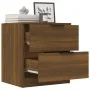 Nachttisch aus braunem Eichensperrholz von vidaXL, Nachttische - Ref: Foro24-817037, Preis: 49,79 €, Rabatt: %