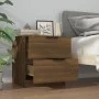 Nachttisch aus braunem Eichensperrholz von vidaXL, Nachttische - Ref: Foro24-817037, Preis: 49,79 €, Rabatt: %