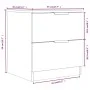 Nachttisch aus braunem Eichensperrholz von vidaXL, Nachttische - Ref: Foro24-817037, Preis: 49,79 €, Rabatt: %