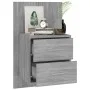 Mesita de noche de pared gris Sonoma de vidaXL, Mesitas de noche - Ref: Foro24-816960, Precio: 38,36 €, Descuento: %