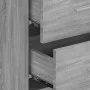 Mesita de noche de pared gris Sonoma de vidaXL, Mesitas de noche - Ref: Foro24-816960, Precio: 38,36 €, Descuento: %