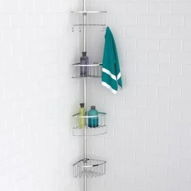 EISL Chrom-Teleskop-Eckregal für die Dusche von EISL, Badewannenablagen - Ref: Foro24-438837, Preis: 79,68 €, Rabatt: %