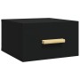 Black wall bedside table 35x35x20 cm by vidaXL, Nightstands - Ref: Foro24-812836, Price: 30,17 €, Discount: %