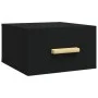 Mesita de noche de pared negro 35x35x20 cm de vidaXL, Mesitas de noche - Ref: Foro24-812836, Precio: 29,73 €, Descuento: %