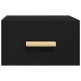 Mesita de noche de pared negro 35x35x20 cm de vidaXL, Mesitas de noche - Ref: Foro24-812836, Precio: 29,73 €, Descuento: %