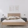 Nachttische 2 Stück massives graues Kiefernholz 40x34x35 cm von vidaXL, Nachttische - Ref: Foro24-818290, Preis: 63,78 €, Rab...