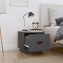 Bedside tables 2 pcs solid gray pine wood 40x34x35 cm by vidaXL, Nightstands - Ref: Foro24-818290, Price: 64,40 €, Discount: %