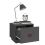 Bedside tables 2 pcs solid gray pine wood 40x34x35 cm by vidaXL, Nightstands - Ref: Foro24-818290, Price: 63,78 €, Discount: %