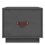 Bedside tables 2 pcs solid gray pine wood 40x34x35 cm by vidaXL, Nightstands - Ref: Foro24-818290, Price: 64,40 €, Discount: %