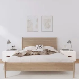 Bedside tables 2 pcs solid white pine wood 40x34x35 cm by vidaXL, Nightstands - Ref: Foro24-818288, Price: 63,78 €, Discount: %