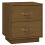 Nachttische 2 Stück honigbraunes Kiefernholz 40x34x45 cm von vidaXL, Nachttische - Ref: Foro24-818332, Preis: 87,11 €, Rabatt: %