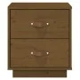 Nachttische 2 Stück honigbraunes Kiefernholz 40x34x45 cm von vidaXL, Nachttische - Ref: Foro24-818332, Preis: 86,27 €, Rabatt: %