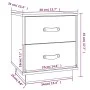Nachttische 2 Stück honigbraunes Kiefernholz 40x34x45 cm von vidaXL, Nachttische - Ref: Foro24-818332, Preis: 86,27 €, Rabatt: %