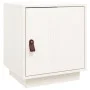 Solid white pine wood bedside table 40x34x45 cm by vidaXL, Nightstands - Ref: Foro24-818277, Price: 43,56 €, Discount: %