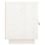 Solid white pine wood bedside table 40x34x45 cm by vidaXL, Nightstands - Ref: Foro24-818277, Price: 44,04 €, Discount: %