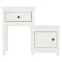 Nachttisch aus massivem Kiefernholz weiß 79,5x38x65,5 cm von vidaXL, Nachttische - Ref: Foro24-814541, Preis: 76,99 €, Rabatt: %