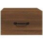 Wand-Nachttische 2 Stück Eiche braun 35x35x20 cm von vidaXL, Nachttische - Ref: Foro24-817584, Preis: 59,75 €, Rabatt: %