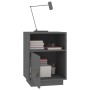 Nachttische 2 Stück massives graues Kiefernholz 40x34x55 cm von vidaXL, Nachttische - Ref: Foro24-818320, Preis: 79,73 €, Rab...