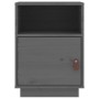 Bedside tables 2 pcs solid gray pine wood 40x34x55 cm by vidaXL, Nightstands - Ref: Foro24-818320, Price: 79,73 €, Discount: %