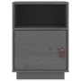 Bedside tables 2 pcs solid gray pine wood 40x34x55 cm by vidaXL, Nightstands - Ref: Foro24-818320, Price: 78,89 €, Discount: %