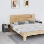 Mesitas de noche 2 uds madera maciza pino gris 40x34x45 cm de vidaXL, Mesitas de noche - Ref: Foro24-818300, Precio: 69,72 €,...
