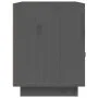 Mesitas de noche 2 uds madera maciza pino gris 40x34x45 cm de vidaXL, Mesitas de noche - Ref: Foro24-818300, Precio: 69,72 €,...