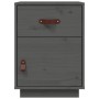 Bedside tables 2 pcs solid gray pine wood 40x34x55 cm by vidaXL, Nightstands - Ref: Foro24-818310, Price: 91,11 €, Discount: %