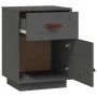 Bedside tables 2 pcs solid gray pine wood 40x34x55 cm by vidaXL, Nightstands - Ref: Foro24-818310, Price: 90,30 €, Discount: %