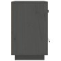 Nachttische 2 Stück massives graues Kiefernholz 40x34x55 cm von vidaXL, Nachttische - Ref: Foro24-818310, Preis: 91,17 €, Rab...
