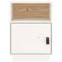 Nachttische 2 Stück aus massivem weißem Kiefernholz 40x34x55 cm von vidaXL, Nachttische - Ref: Foro24-818318, Preis: 71,10 €,...