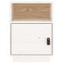 Nachttische 2 Stück aus massivem weißem Kiefernholz 40x34x55 cm von vidaXL, Nachttische - Ref: Foro24-818318, Preis: 71,75 €,...