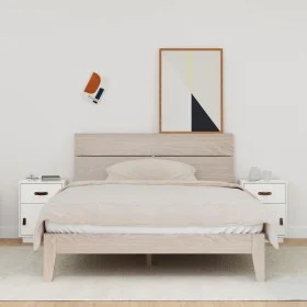 Nachttische 2 Stück aus massivem weißem Kiefernholz 40x34x55 cm von vidaXL, Nachttische - Ref: Foro24-818308, Preis: 81,29 €,...