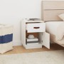 Nachttische 2 Stück aus massivem weißem Kiefernholz 40x34x55 cm von vidaXL, Nachttische - Ref: Foro24-818308, Preis: 91,26 €,...