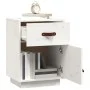 Bedside tables 2 pcs solid white pine wood 40x34x55 cm by vidaXL, Nightstands - Ref: Foro24-818308, Price: 81,29 €, Discount: %
