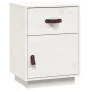Bedside tables 2 pcs solid white pine wood 40x34x55 cm by vidaXL, Nightstands - Ref: Foro24-818308, Price: 81,29 €, Discount: %