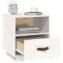 Bedside tables 2 units solid white pine wood 40x34x45 cm by vidaXL, Nightstands - Ref: Foro24-818298, Price: 73,35 €, Discoun...