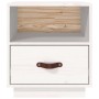 Bedside tables 2 units solid white pine wood 40x34x45 cm by vidaXL, Nightstands - Ref: Foro24-818298, Price: 74,05 €, Discoun...