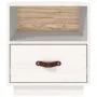 Bedside tables 2 units solid white pine wood 40x34x45 cm by vidaXL, Nightstands - Ref: Foro24-818298, Price: 73,35 €, Discoun...