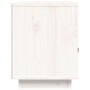 Nachttische 2 Stk. massives Zirbenholz weiß 40x34x45 cm von vidaXL, Nachttische - Ref: Foro24-818298, Preis: 74,05 €, Rabatt: %