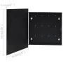 Schlüsselkasten mit schwarzer Magnettafel 35x35x5,5 cm von vidaXL, Tresore - Ref: Foro24-322777, Preis: 37,74 €, Rabatt: %