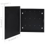 Schlüsselkasten mit schwarzer Magnettafel 35x35x5,5 cm von vidaXL, Tresore - Ref: Foro24-322777, Preis: 38,48 €, Rabatt: %
