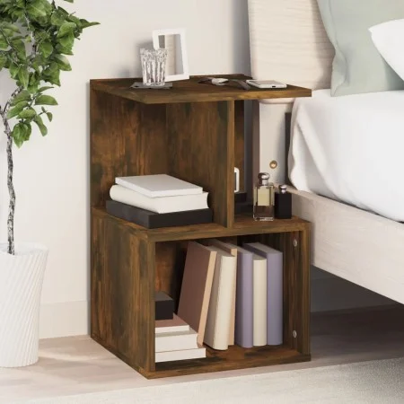Nachttisch aus geräuchertem Eichensperrholz, 35 x 35 x 55 cm von vidaXL, Nachttische - Ref: Foro24-815183, Preis: 37,68 €, Ra...