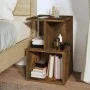 Nachttisch aus geräuchertem Eichensperrholz, 35 x 35 x 55 cm von vidaXL, Nachttische - Ref: Foro24-815183, Preis: 37,68 €, Ra...