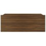 Mesita de noche flotante madera roble marrón 40x30x15 cm de vidaXL, Mesitas de noche - Ref: Foro24-815286, Precio: 31,93 €